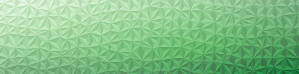 Green Gradient Geometric Polygonal Textured Background — Stock Vector