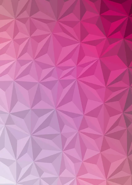 Fondo Texturizado Poligonal Geométrico Gradiente Rosa — Vector de stock
