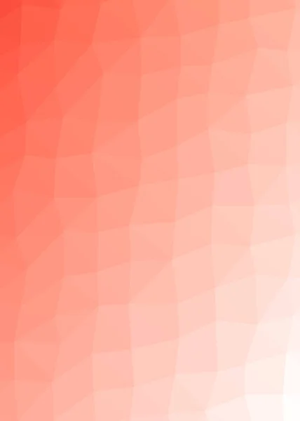 オレンジ色のグラデーション幾何学的なポリゴン テクスチャの背景 — ストックベクタ