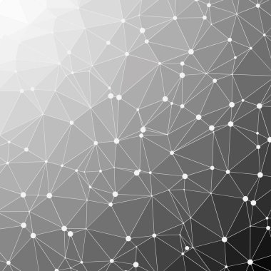 gri degrade geometrik poligonal dokulu arka plan 