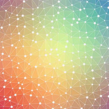 renkli degrade geometrik poligonal dokulu arka plan 