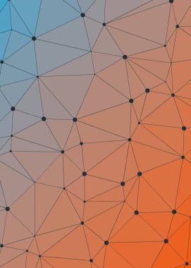 renkli degrade geometrik poligonal dokulu arka plan 