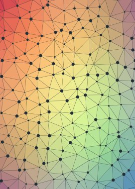 renkli degrade geometrik poligonal dokulu arka plan 