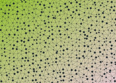 yeşil degrade geometrik poligonal dokulu arka plan 