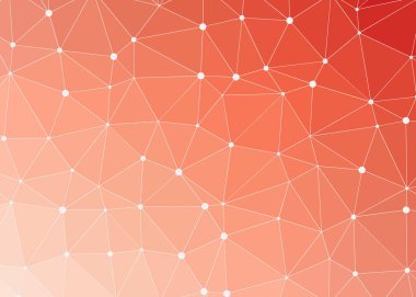 turuncu degrade geometrik poligonal dokulu arka plan 