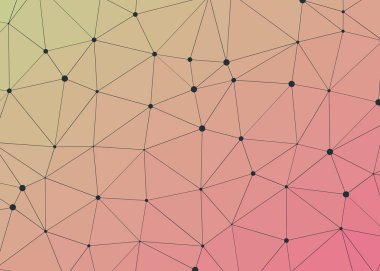 pembe degrade geometrik poligonal dokulu arka plan 