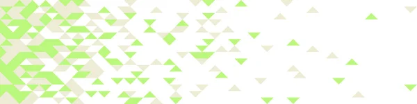 Abstrakte Kunst Bunt Verteilte Dreiecke Auf Weißem Hintergrund — Stockvektor