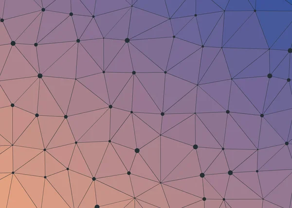 カラフルなグラデーションの幾何学的なポリゴンテクスチャの背景 — ストックベクタ