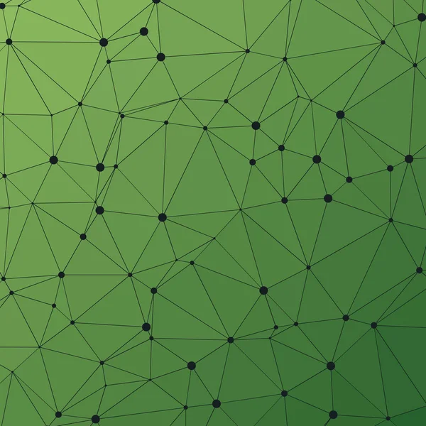 Зеленый Градиент Геометрического Многоугольного Текстурированного Фона — стоковый вектор