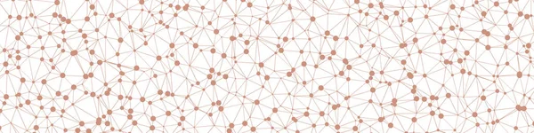 Αφηρημένο Πολυγωνικό Χαμηλό Πολυ Μοτίβο Συνδεδεμένες Γραμμές Και Τελείες Λευκό — Διανυσματικό Αρχείο