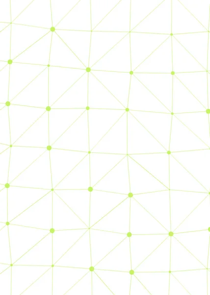 Abstrakt Polygonal Låg Poly Mönster Med Anslutna Linjer Och Prickar — Stock vektor