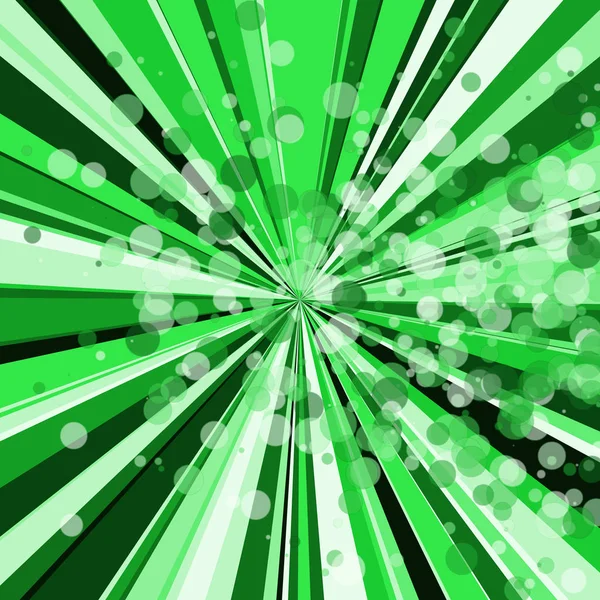 Green Random Explosion Distribution Computational Generative Art Background Illustration — Stock Vector