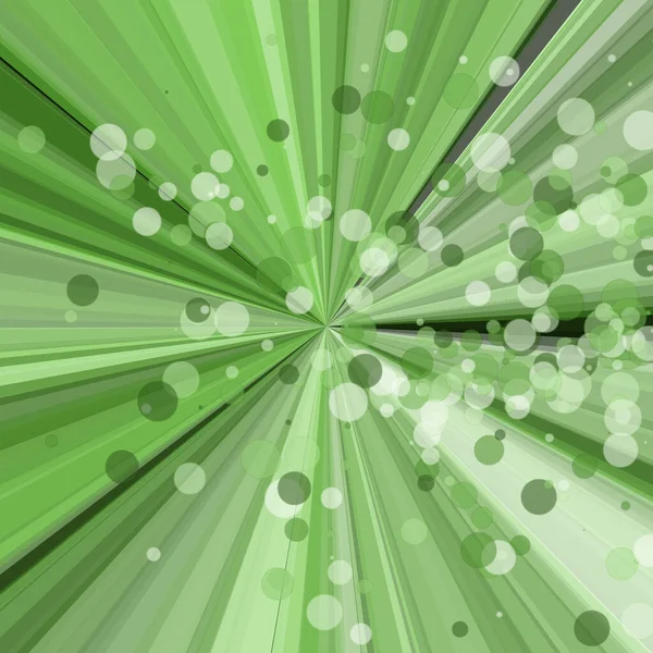 Green Random Explosion Distribution Computational Generative Art Background Illustration — Stock Vector