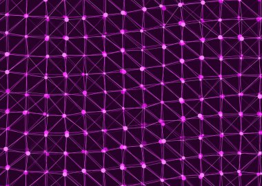 mor soyut üretici sanat arkaplan illüstrasyonunu üçgene al 