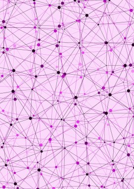 Pembe soyut sanat arkaplan illüstrasyonunu üçgene al 