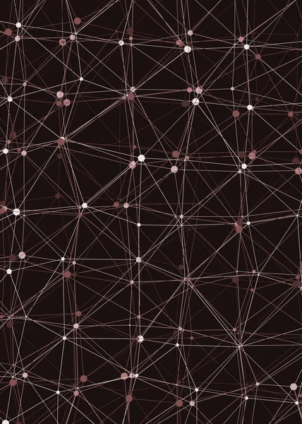 Färgglada Abstrakt Triangulera Generativ Konst Bakgrund Illustration — Stock vektor