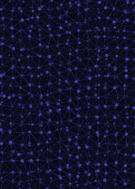 soyut çokgen düşük poli deseni mor bağlantılı çizgiler ve renkli arkaplanda noktalar