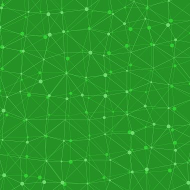 soyut yeşil düşük çokgen ağ üretken sanat arkaplan çizimi 