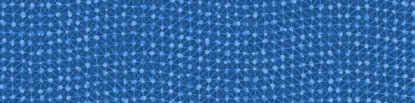 Abstracto Azul Bajo Polígono Malla Arte Generativo Fondo Ilustración — Archivo Imágenes Vectoriales
