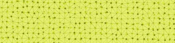 Абстрактный Зеленый Низкополигональная Сетка Генеративного Искусства Фоновая Иллюстрация — стоковый вектор