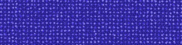 Abstrakt Blau Niedrig Polygon Mesh Generative Kunst Hintergrund Illustration — Stockvektor