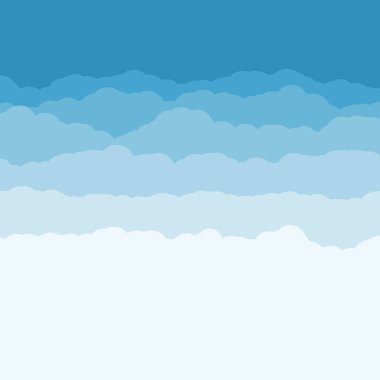 renkli soyut bulutlar gökyüzü üretken sanat resimleme arkaplanı 