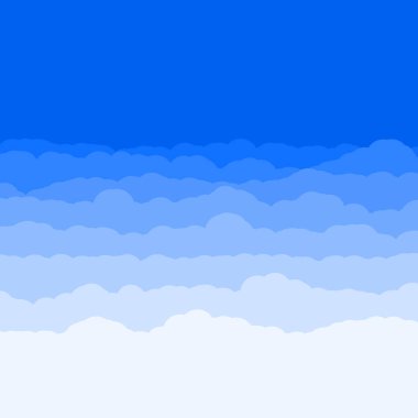 Soyut renk bulutlarının çizimi gökyüzü sanat arkaplanı 