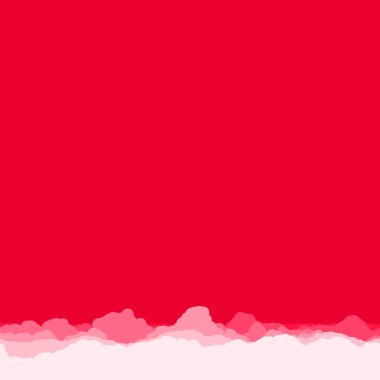 soyut kırmızı bulutlar gökyüzü üretken sanat arkaplanı çizimi