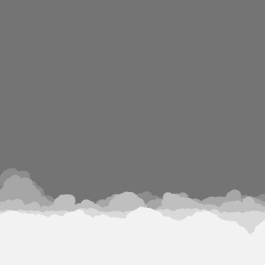 Soyut Renk Bulutu Gökyüzü Üretken Sanat arkaplan illüstrasyonu 