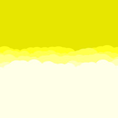 Soyut Renk Bulutu Gökyüzü Üretken Sanat arkaplan illüstrasyonu 