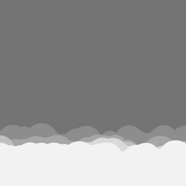 Soyut Renk Bulutu Gökyüzü Üretken Sanat arkaplan illüstrasyonu