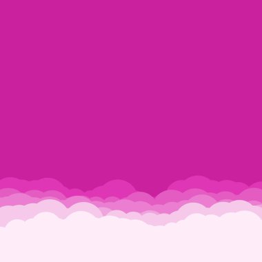 soyut pembe bulutlar gökyüzü üretken sanat arkaplanı çizimi
