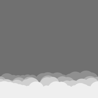 Soyut Renk Bulutu Gökyüzü Üretken Sanat arkaplan illüstrasyonu