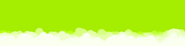 Abstrato Cor Verde Nuvens Céu Arte Generativa Fundo Ilustração — Vetor de Stock