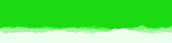 Abstracto Color Verde Nubes Cielo Arte Generativo Fondo Ilustración — Vector de stock