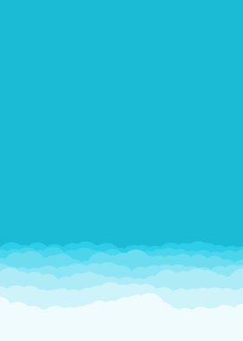 soyut renkli bulutlar gökyüzü üretken sanat arkaplanı çizimi 