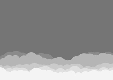 soyut renkli bulutlar gökyüzü üretken sanat arkaplanı çizimi 