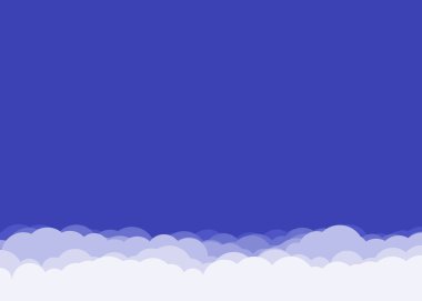 soyut renkli bulutlar gökyüzü üretken sanat arkaplanı çizimi 