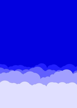 soyut renkli bulutlar gökyüzü üretken sanat arkaplanı çizimi 