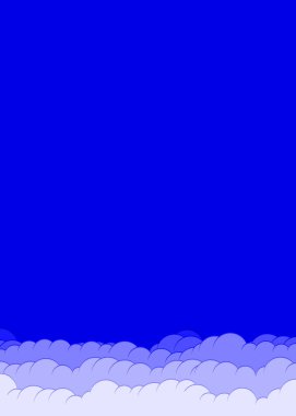 soyut renkli bulutlar gökyüzü üretken sanat arkaplanı çizimi 