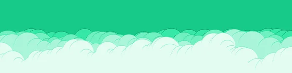 Abstracto Nubes Colores Cielo Arte Generativo Fondo Ilustración — Vector de stock