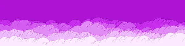 抽象カラフルな雲 スカイジェネラティブアート背景イラスト — ストックベクタ