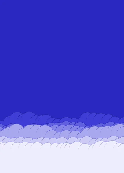 Abstrakte Wolken Hintergrund Vektor Illustration — Stockvektor