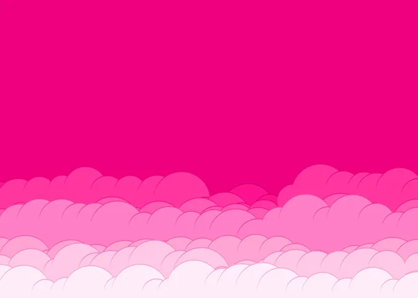 Abstrakte Wolken Hintergrund Vektor Illustration — Stockvektor