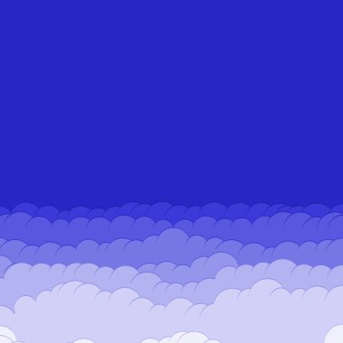 Soyut Bulutlar arka plan vektör çizimi