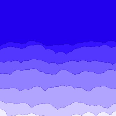 soyut mor renk bulutlar gökyüzü üretken sanat arkaplan illüstrasyonu 