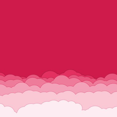 soyut pembe bulutlar gökyüzü üretken sanat arkaplanı çizimi