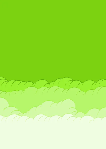 Abstrato Nuvens Fundo Vetor Ilustração — Vetor de Stock