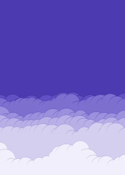 Nubes Abstractas Vector Fondo Ilustración — Vector de stock