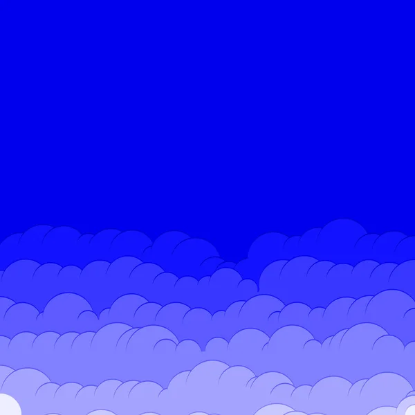 Astratto Nuvole Sfondo Vettoriale Illustrazione — Vettoriale Stock